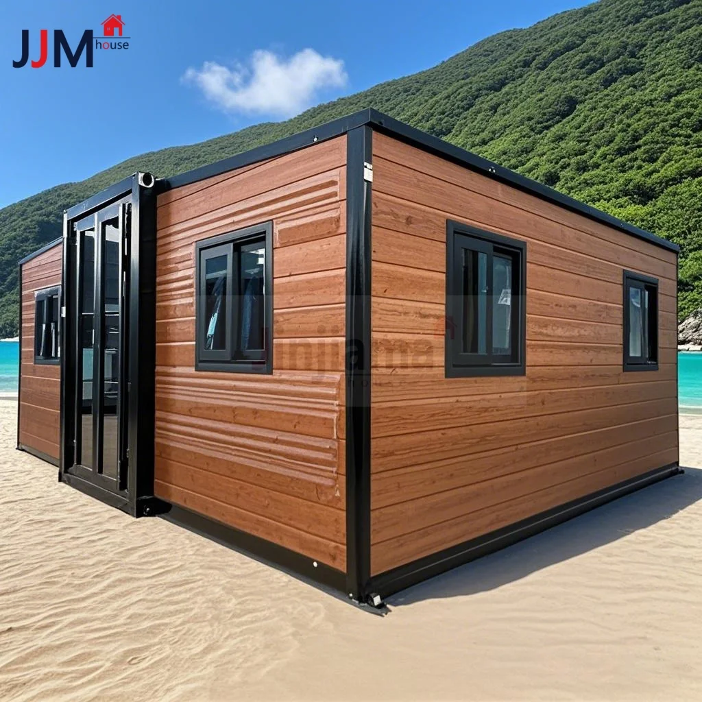 Maison conteneur maritime préfabriquée de luxe extensible sur mesure de 40 pieds, avec 2 à 5 chambres, pour bureau ou habitation