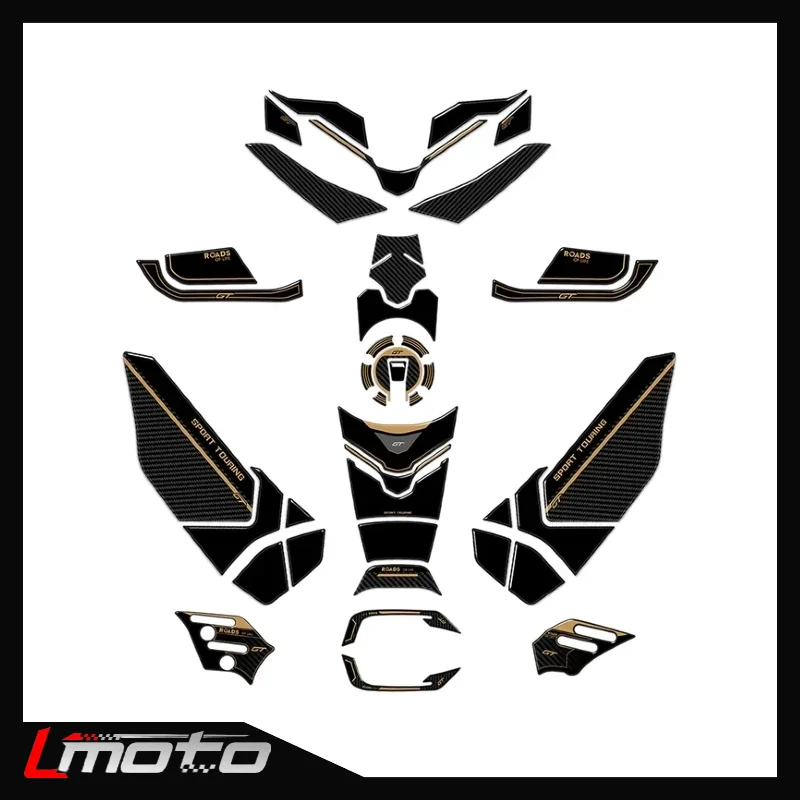 

Motorcycle Tank pad Stickers Protection kit Waterproof Sticker For Tracer 9 GT 2025 3D Epoxy Resin Protective Sticker