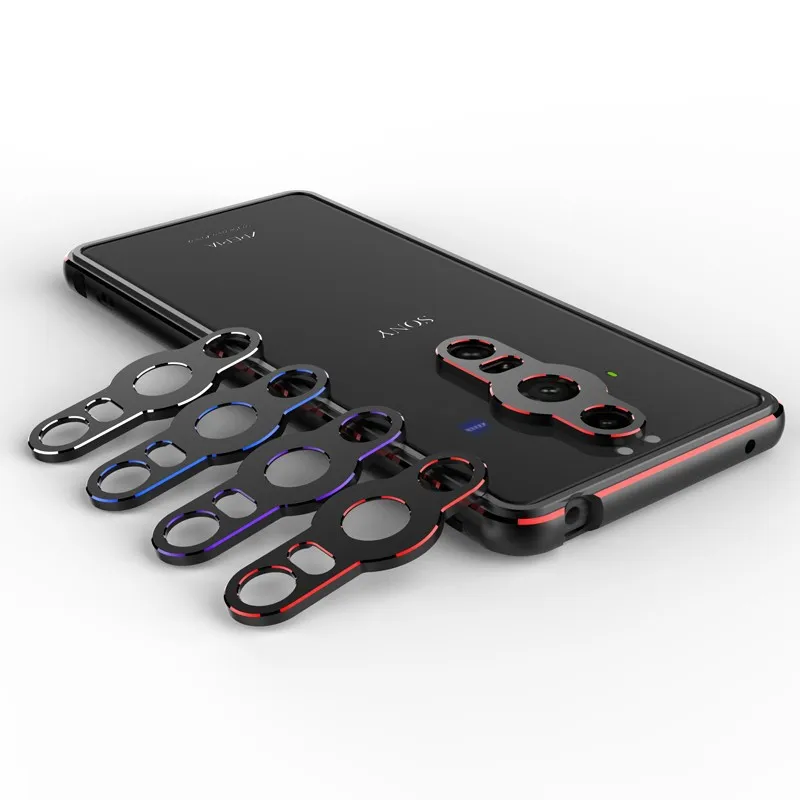 

Двухцветный Алюминиевый металлический бампер Aurora Border для Sony Xperia Pro I Xperia Pro-I Pro I 1, защитный чехол для камеры + защитная рамка