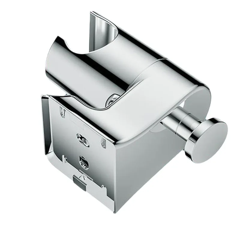 

Adjustable universal shower head holder artifact bathroom stainless steel hook base