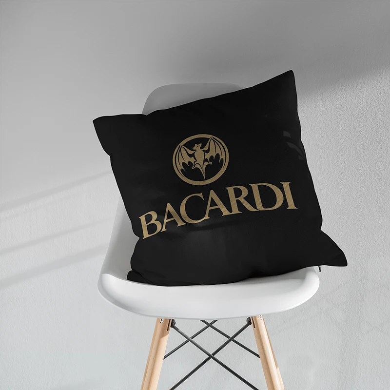 Bacardi Pillow Case Home Decorative Gift Sofa Car Super soft Cushions 45x45cm Square Pillowcase Chair Pillow Cove 72