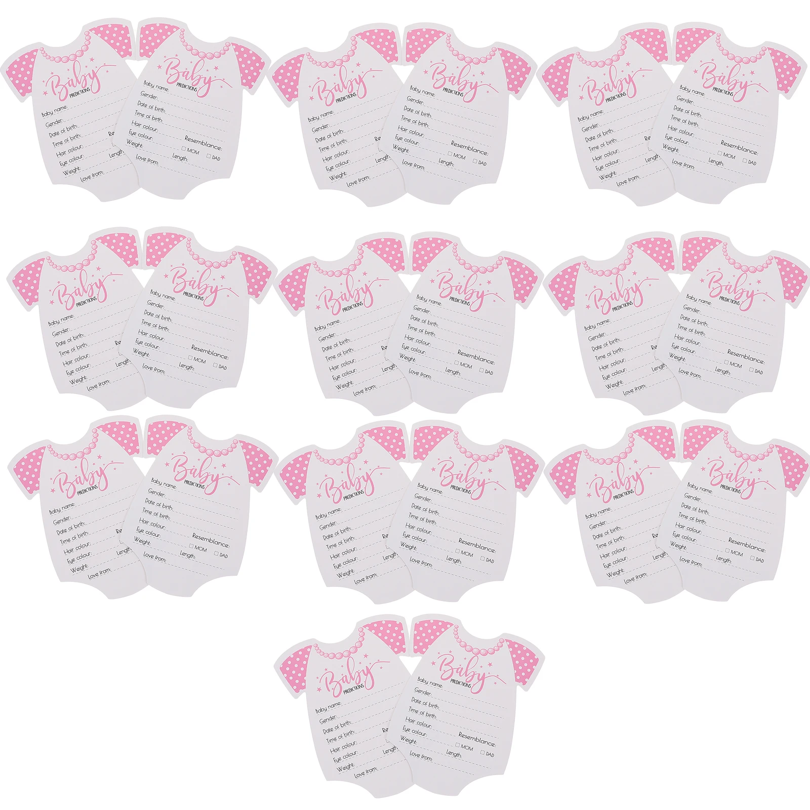 

20pcs Sticker Cards Self Adhesive Prediction Advice Newborn Props Decorative Souvenir Month Stickers Photography Accessories