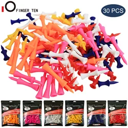 30 Pcs Set Golf Tees Driver Plastic Long Tee 32 39 45 51 58 70 mm Ball Holder Mixed Size Color Range Training Drop Shipping
