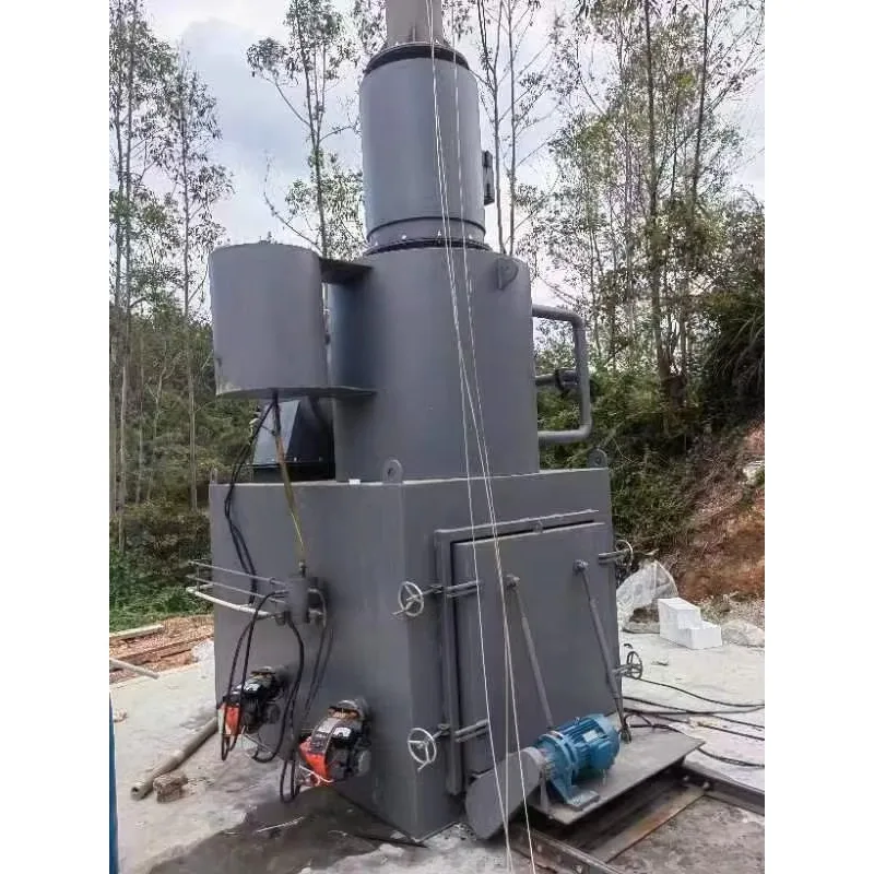 Customized Human Body & Waste Rotary Kiln Incinerator Power Plant with Diesel/Natural Gas/Liquefied Gas Motor 20-30kg Capacity
