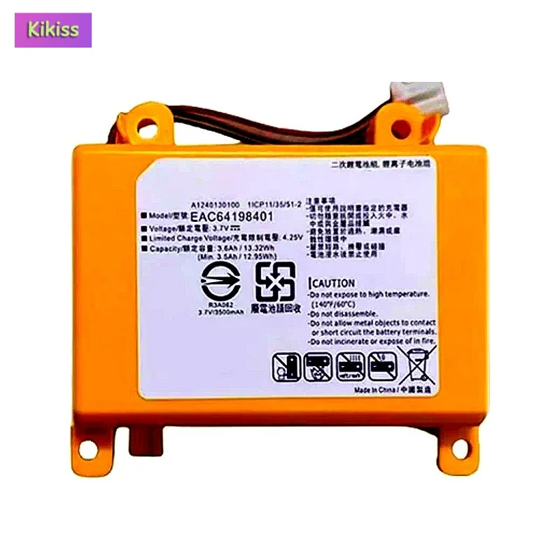 Replacement Cleaning robot Battery For LG EAC64198401 EAC64198401 3500mAh