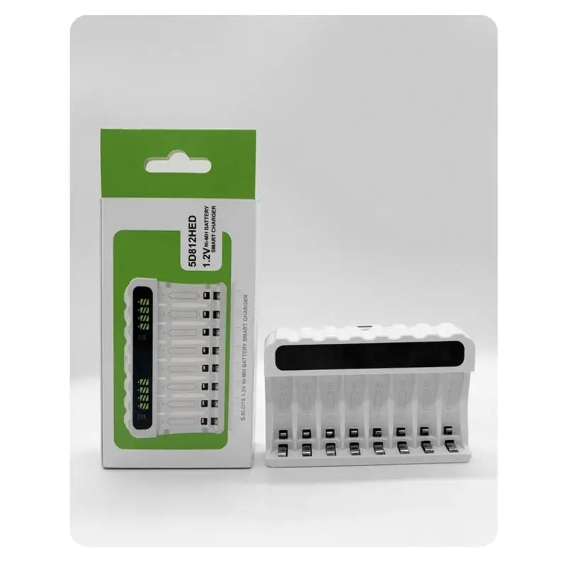 31BA Charging Station for Multiple NiMH Batteries 2A 3A Including 8 Individual Slots