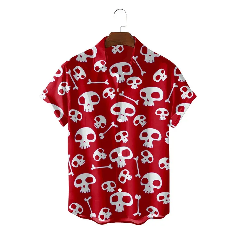 2025 Summer short-sleeved shirts: New fashion, cool prints, beach casual, Hawaiian holiday trend, cardigan, men's breathable top