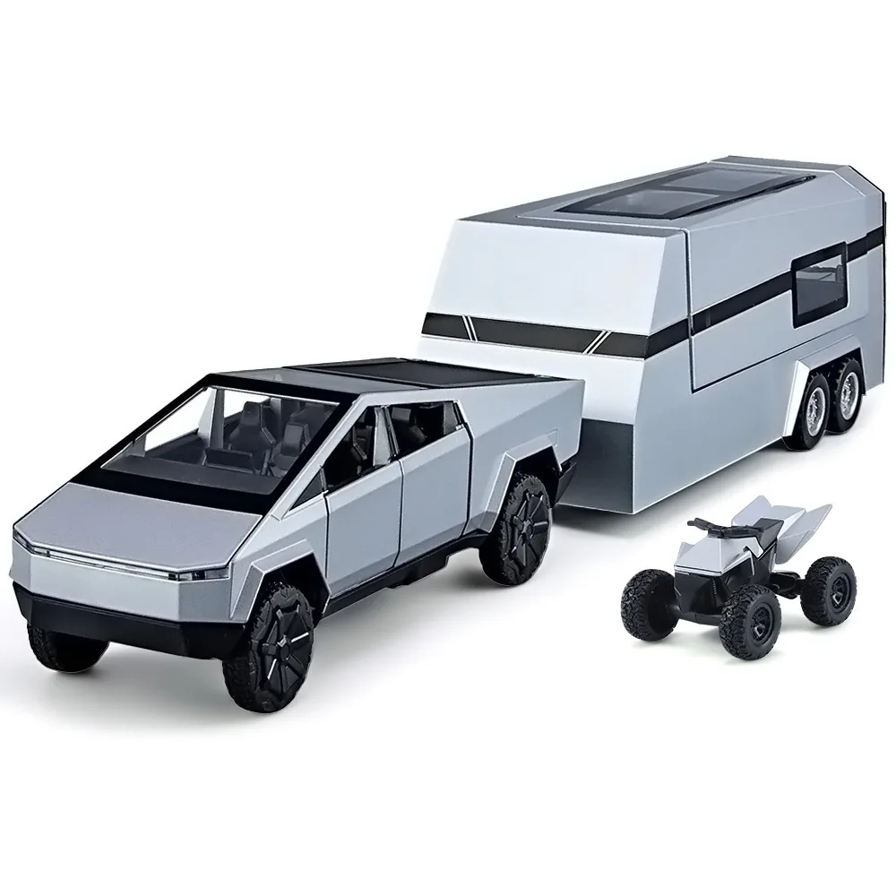 1-32ピックアップトレーラーrvボーイズトイカーサウンド＆ライトプルバックトイ卸売
