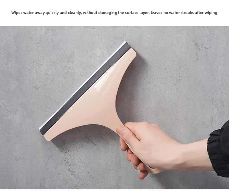 Dual-Sided Glass Squeegee for Window Cleaning, Streak-Free Wiper& Rubber Blade, Professional Cleaning Tool Home Car Shower - view 4