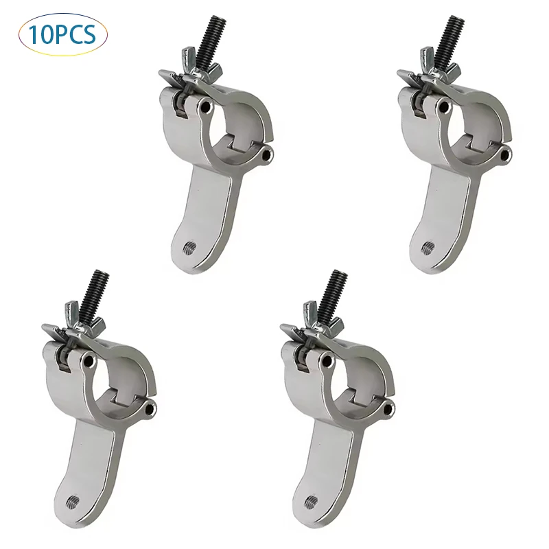 10 Packs Aluminum Stage Light Truss Clamp Fixture Clamps Loading for 40kg Tube 32-35mm hanging stage lighting Pipe  clamps