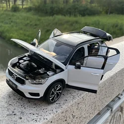 Nowy 1:18 Model samochodu 2023 XC40 SUV nowy Model samochodu energii odlewany Metal samochodzik kolekcja symulacji modelu samochodu prezent dla dzieci