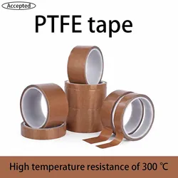 PTFE Tape Insulation, Wear-Resistant, Heat-Resistant, Heat-Insulating, Sealing Machine, High-Temperature Adhesive Tape10m
