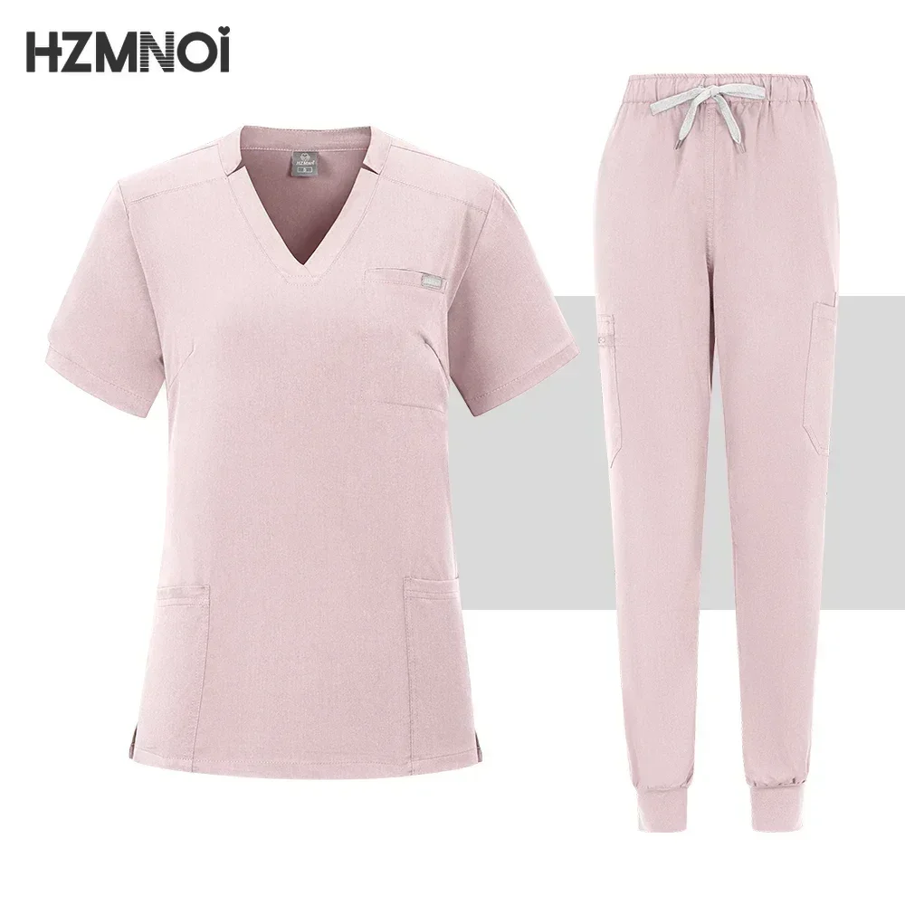 High Quality Suit Medical Nurse Uniforms Multicolor Scrubs Set Beauty Salon Spa Work Clothes Surgical Gowns Nursing Accessories