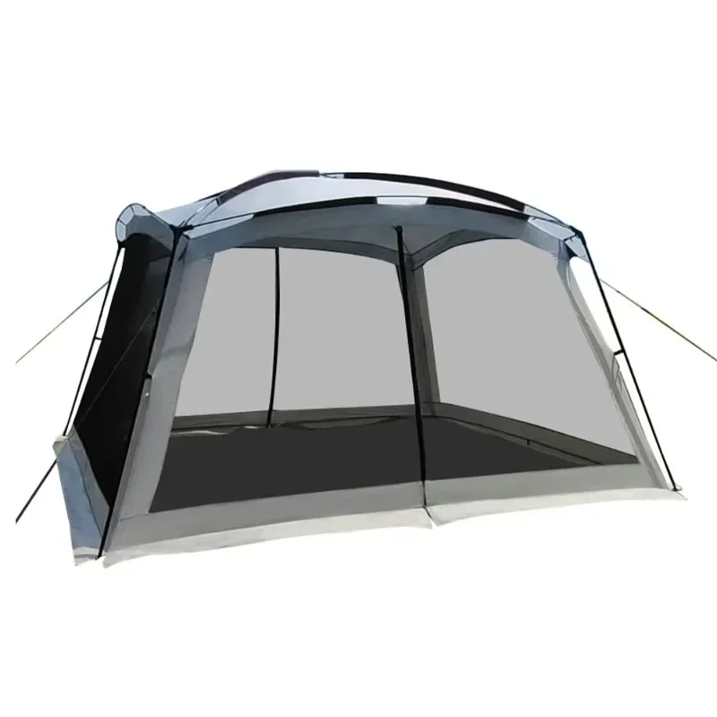 Extra Large 10-12 Person Outdoor Party Pergola Tent Oxford Fabric Foldable Gazebo Tent with Straight Bracing Type for Camping