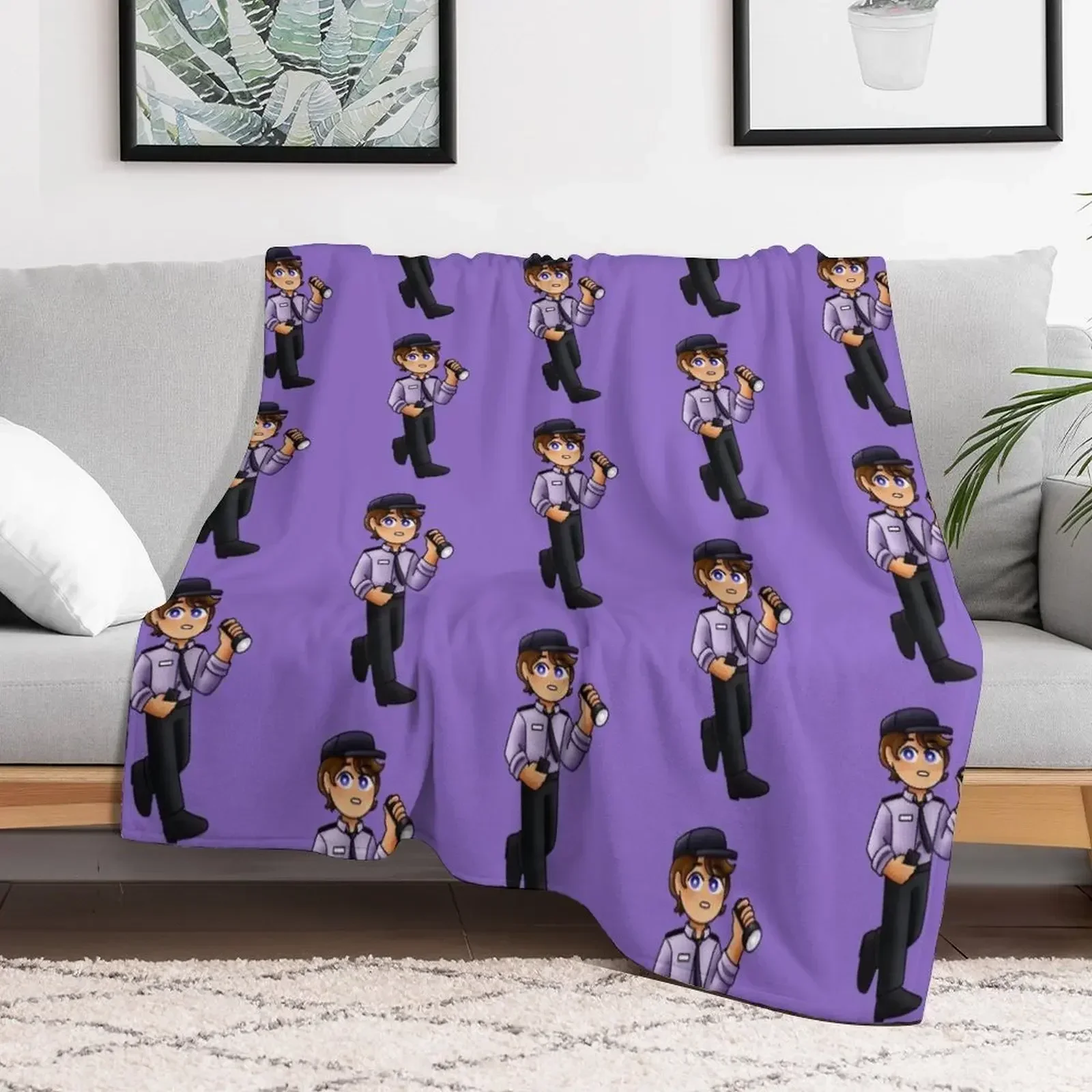 Michael Afton Throw Blanket for winter For Decorative Sofa Blankets