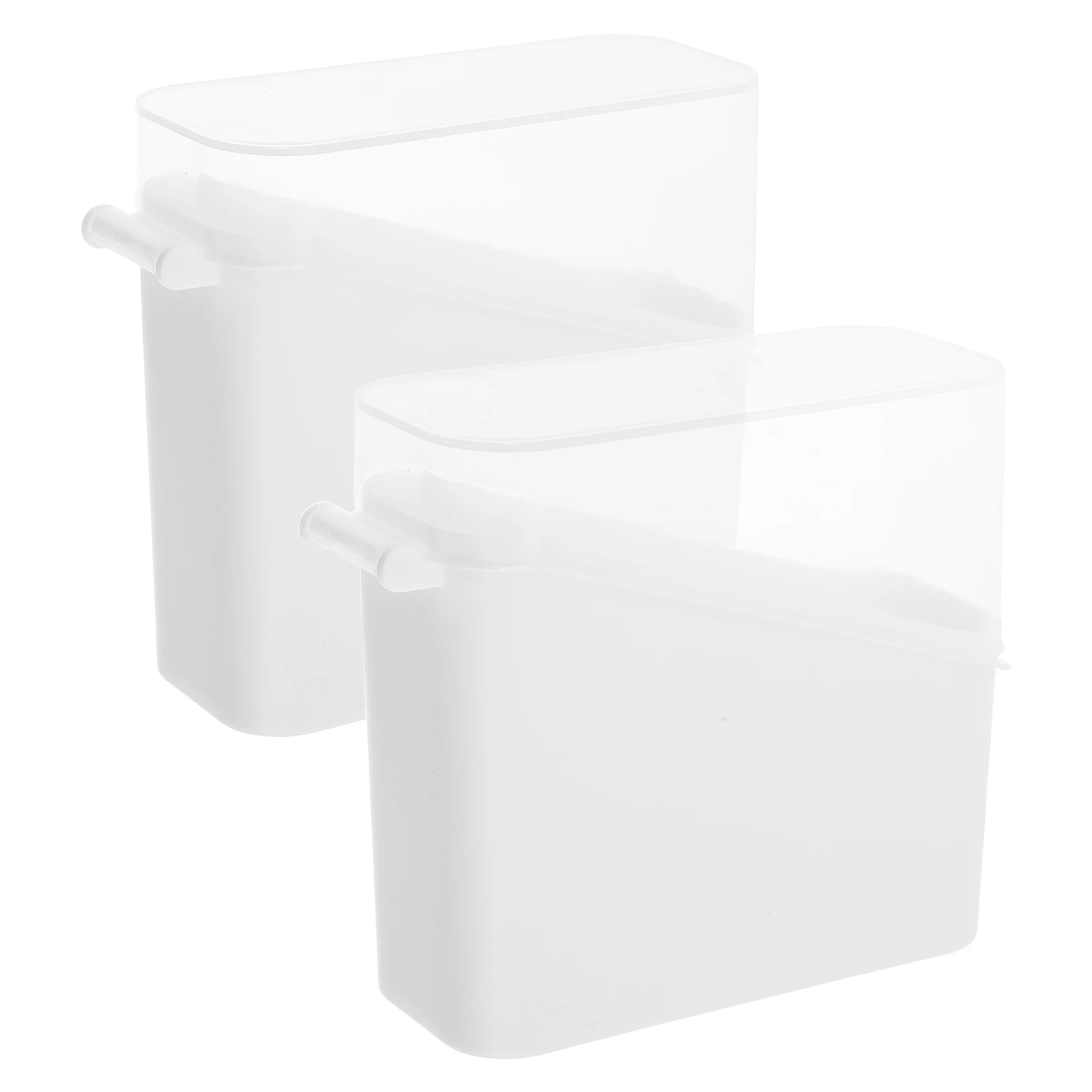 

2 Pcs Cheese Crisper Butter Boxes Saver Storage Plastic Container Savers Containers for Fridge Sliced