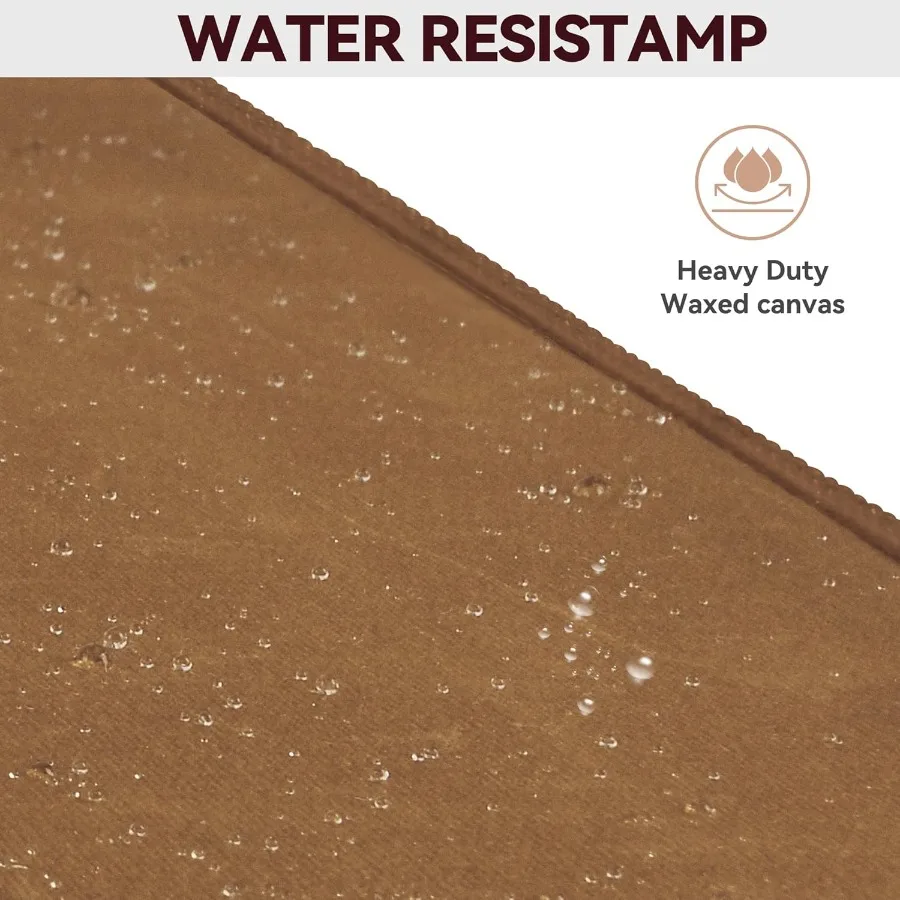 Funda de cuaderno de bocetos de lona encerada con portalápices incorporado para viajes y dibujos al aire libre, se adapta a cuaderno de bocetos de 9x12 y Spira de 8,5x11