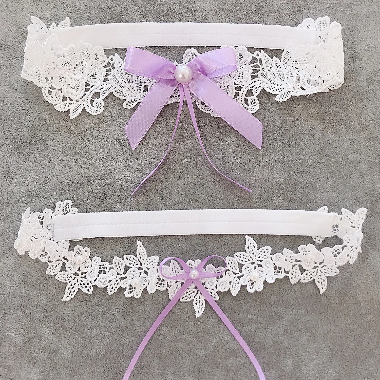 Sexy Bowknot Pearl Thigh Garter Lace Floral Leg Ring Women Body Harness Belts Wedding Garter Bride Keepsake Leg Loop Accessories