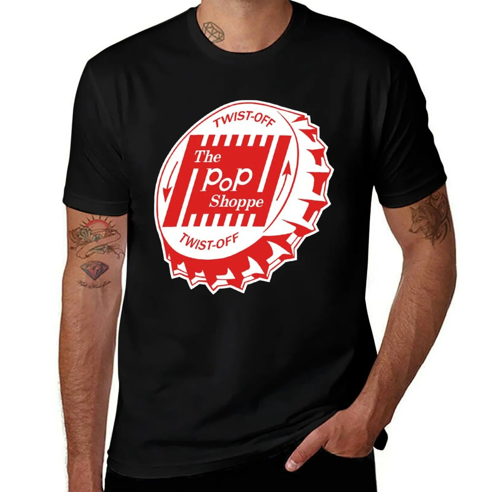 THE POP SHOPPE T-Shirt Large Size Short Sleeve T-Shirt