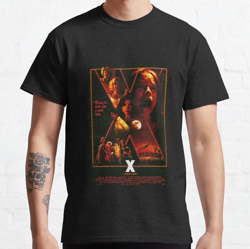 Pearl X Maxxxine 2024 Mia Goth Film Horror Movie Classic T-Shirt