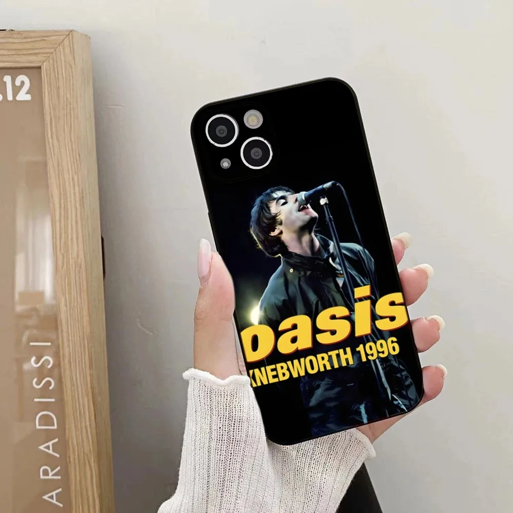 Band O-Oasis Phone Case For iPhone 15,14,13,12,11 Plus,Pro,Max,XR,XS,X,7,8 Plus,SE,Mini Silicone Soft