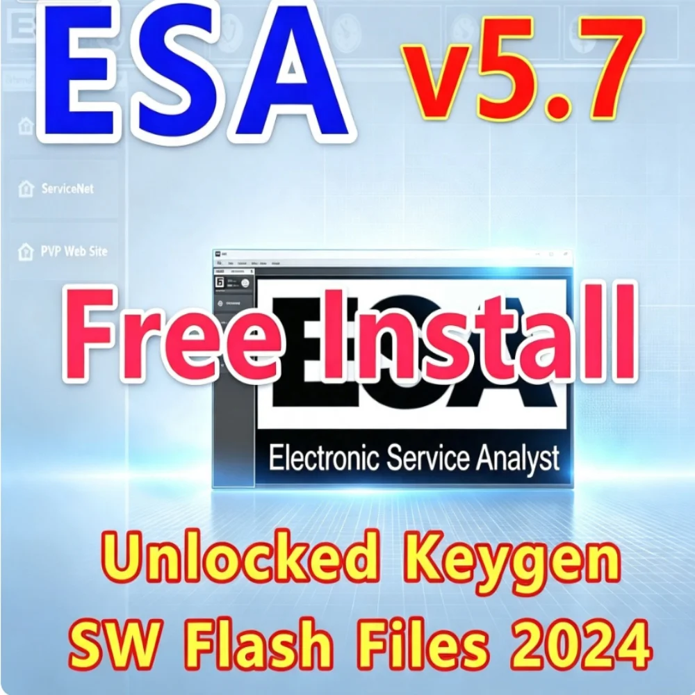 2026 Hot Sell Electronic Service Analyst ESA 5.7 Truck Diagnostic With 2024 Full SW Flash Files & keygen UNLOCK for Paccar