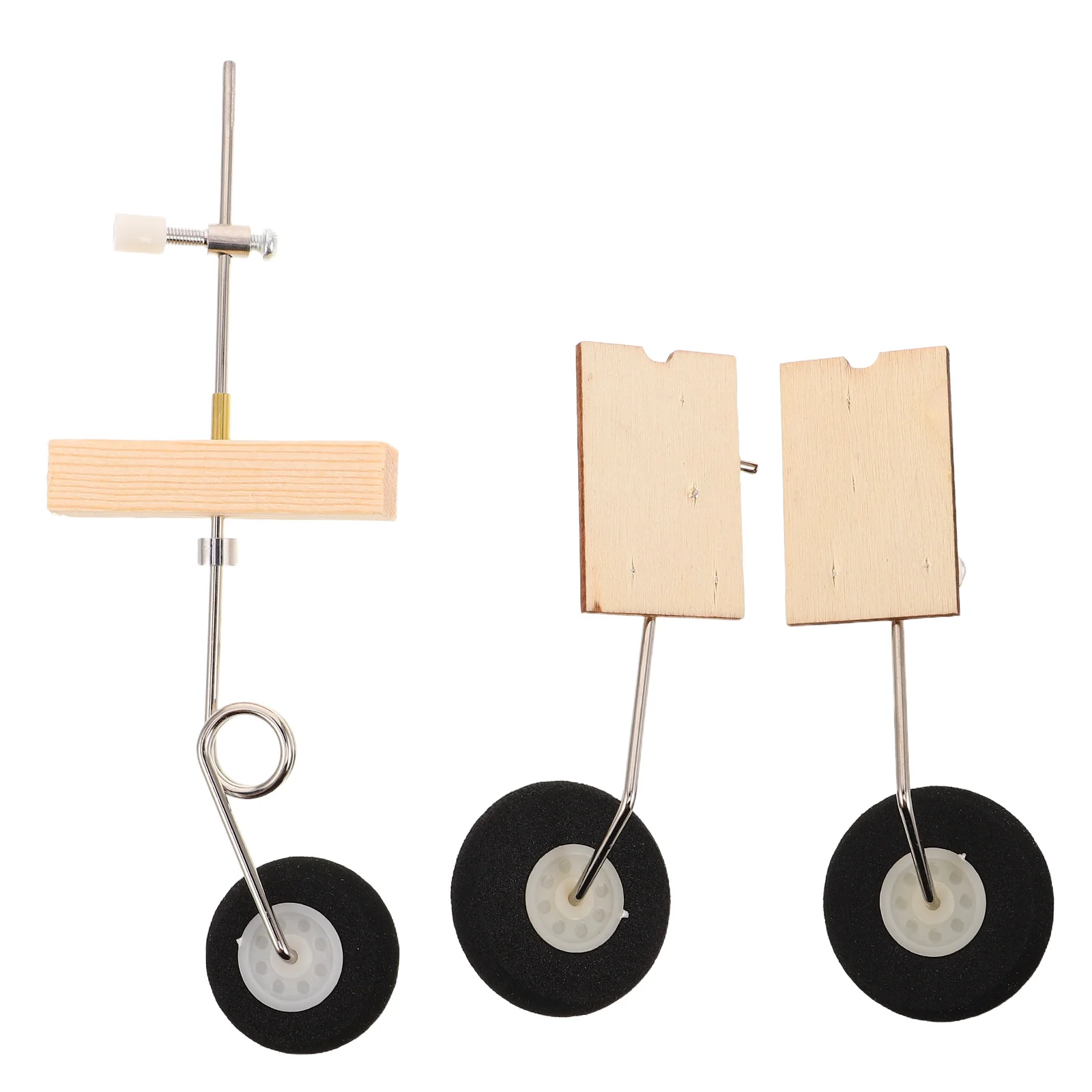 

2 set 2 Sets Rc Aircraft Landing Gear Replacement Precision Undercarriage Wheels For Plane Heavy Duty Rc Airplane Spare Parts