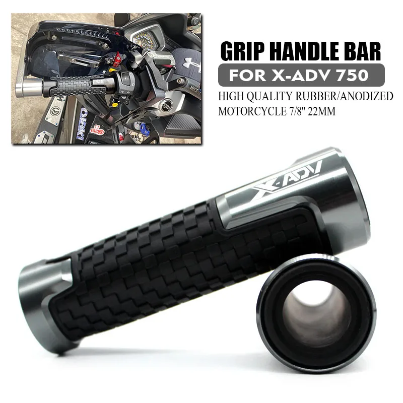 

For HONDA XADV750 X-ADV750 XADV X-ADV 750 2017 2018 Motorcycle Accessories 7/8'' 22MM CNC Handlebar Grips Handle Grip Handle bar