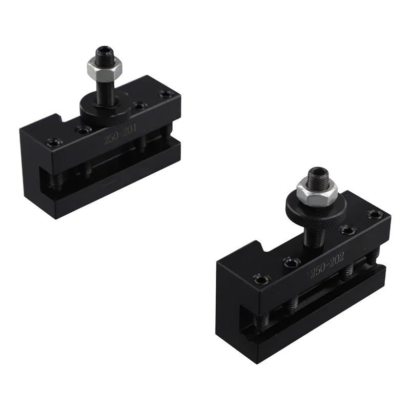 AY03-2Pcs mudança rápida ferramenta de torno cnc pós torneamento enfrentando suporte para tornos Tools-250-201 & 250-202