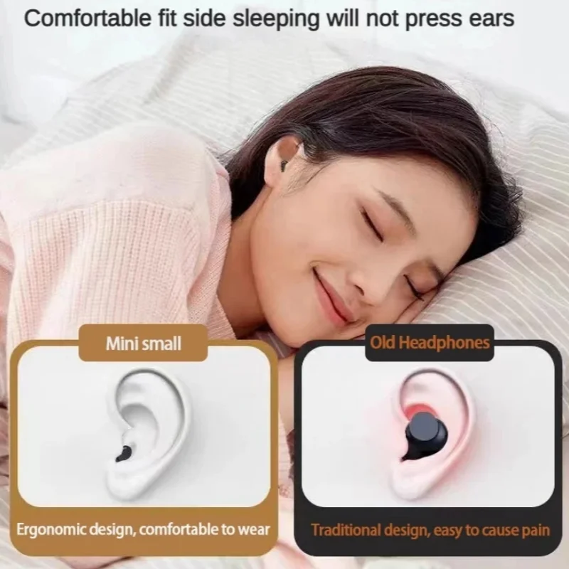 Xiaomi Mini 5.3 Wireless Bluetooth Headset Small Earbuds Sleep Sports Invisible Headphones HD HIFI Bass Sound Quality Earphones