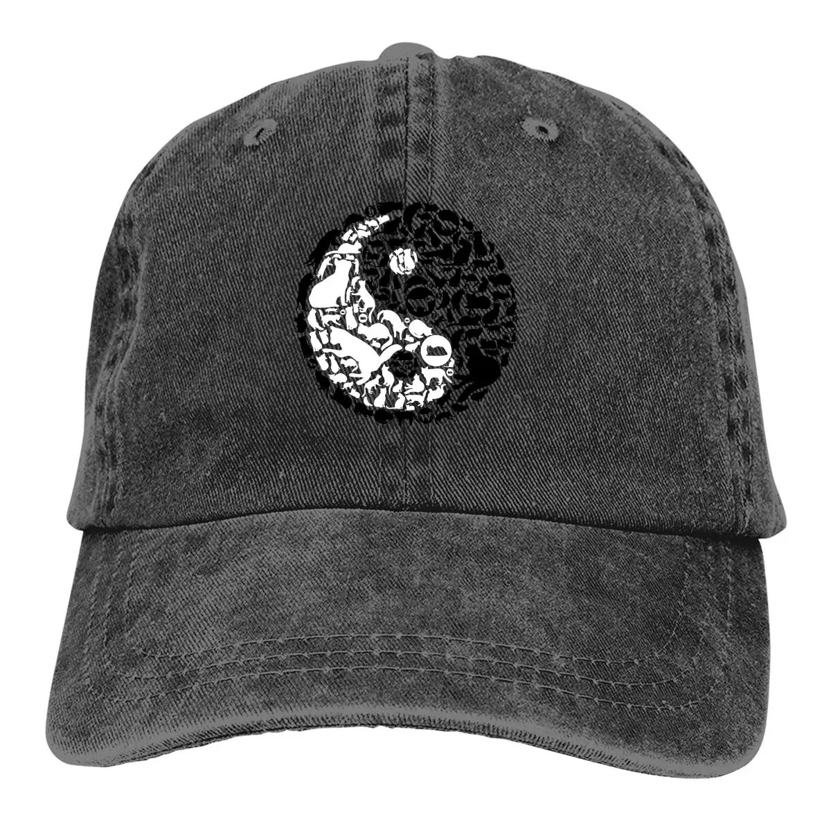 Yinyang Cats Baseball Cap Men Hats Women Visor Protection Snapback YinYang Caps