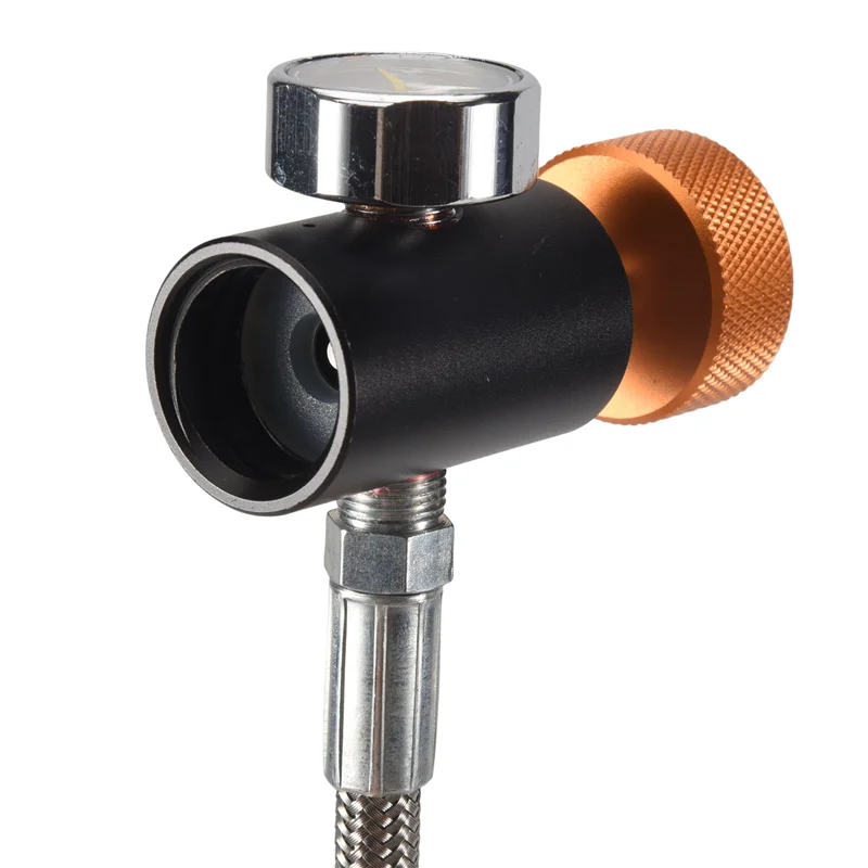 A68M-G1/2 CO2 Cylinder Refill Adapter Hose, CO2 Refill Station Connector Kit For Filling Soda Maker For Sodastream Tank