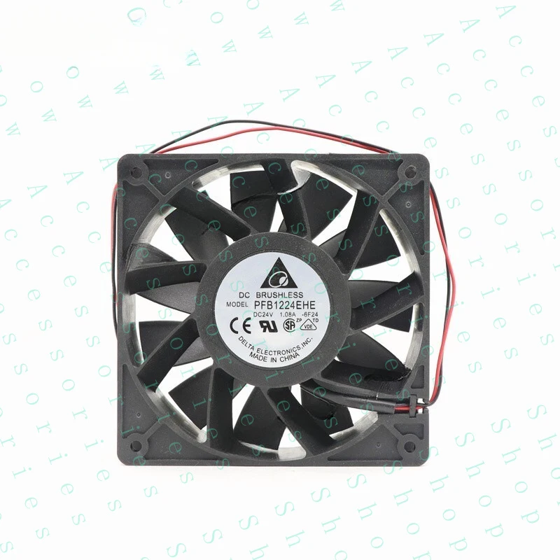

PP+ For Delta fan PFB1224EHE Axial fan DC24V 1.08A 120*120*38mm Inverter cooling fan