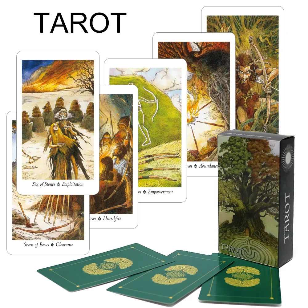 Talia wyroczni Wildwood Tarot. Mistyczne wróżbiarstwo uczuciowe. Wróżbiarstwo wyroczni. Los wróżbiarstwo gry. Talia przyjaciela