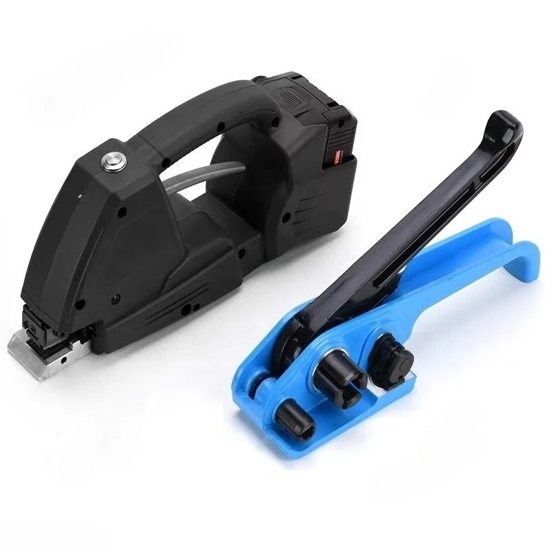 

H19/RV16 Electric Welding Manual Tensioner Strapping Tool - Battery-Powered Plastic Strapping Machine Set