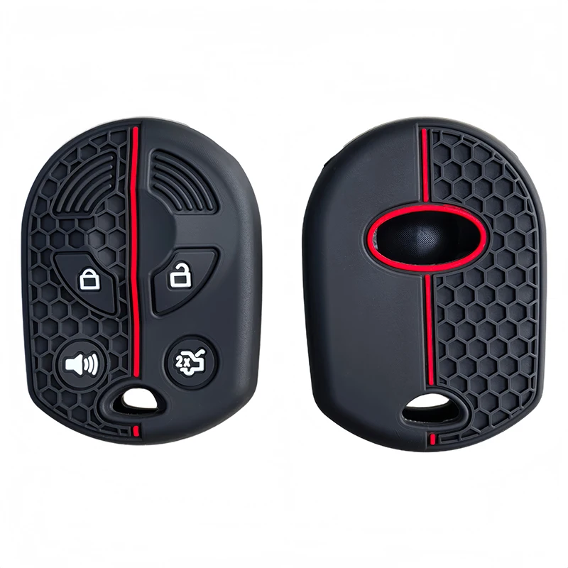 Silicone Car Key cover case For Ford Escape Fusion Mercury Edge Expedition Flex Mustang Taurus For Lincoln view 4