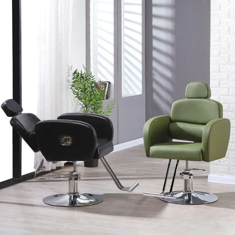 Beauty salon chair lifting and rotating hair salon dedicated haircut chair, fashionable haircut chair, folding style, minimalist