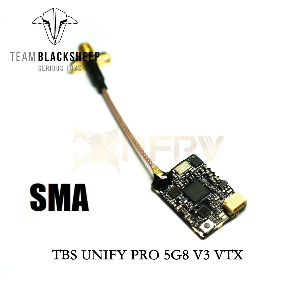 

Original TBS Team BlackSheep Unify Pro 5G8 V3 Video Transmitter VTX for Quad Race