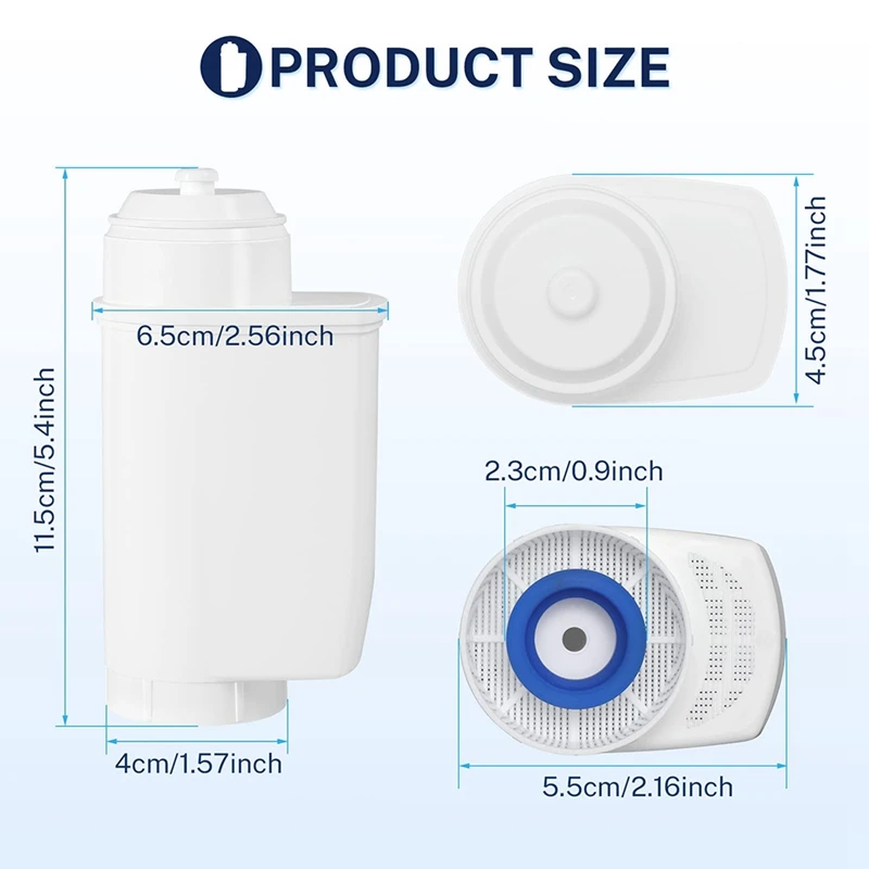 Filtro dell\'acqua di ricambio 3 pezzi per Siemens EQ6 EQ9 TCZ7003 TZ70003 TZ70033, per Brita Intenza, macchina da caffè Bosch