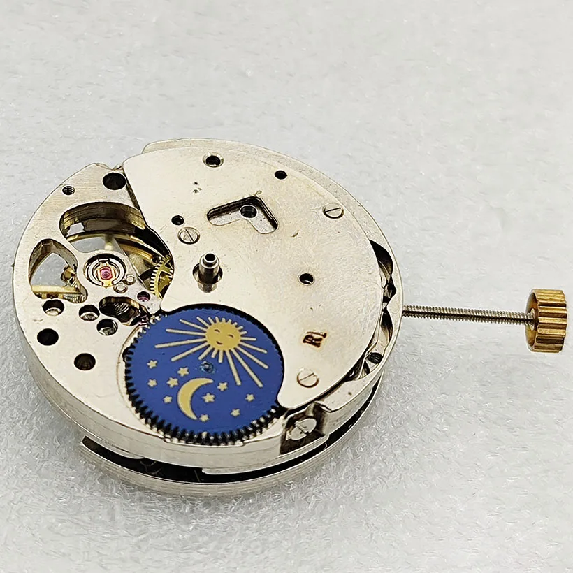 إكسسوارات الساعة، حركة ميكانيكية محلية، حركة داندونغ تونغ، 7120 خمس دبابيس 6 نقاط LB مرحلة القمر