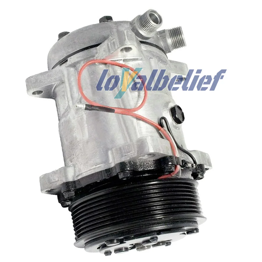 508 AC Compressor SD508 Sanden Style 12Volt 24V 8 Groove 955019 204867 5512615 6512615 7512615 967070 2006629 2010075 2010188