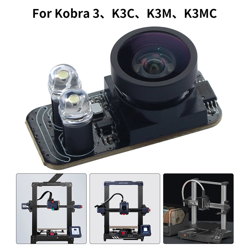 ANYCUBIC Kobra 3/K3C/K3M/K3MC 印刷監視カメラキット 3D プリンタアクセサリー