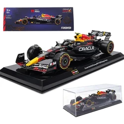 Bburago 2024 1:24 Чемпион красный бык F1 Rb19 Car1 # Verstappen 11 # Перез формула гоночный жесткий выпуск из сплава роскошный автомобиль