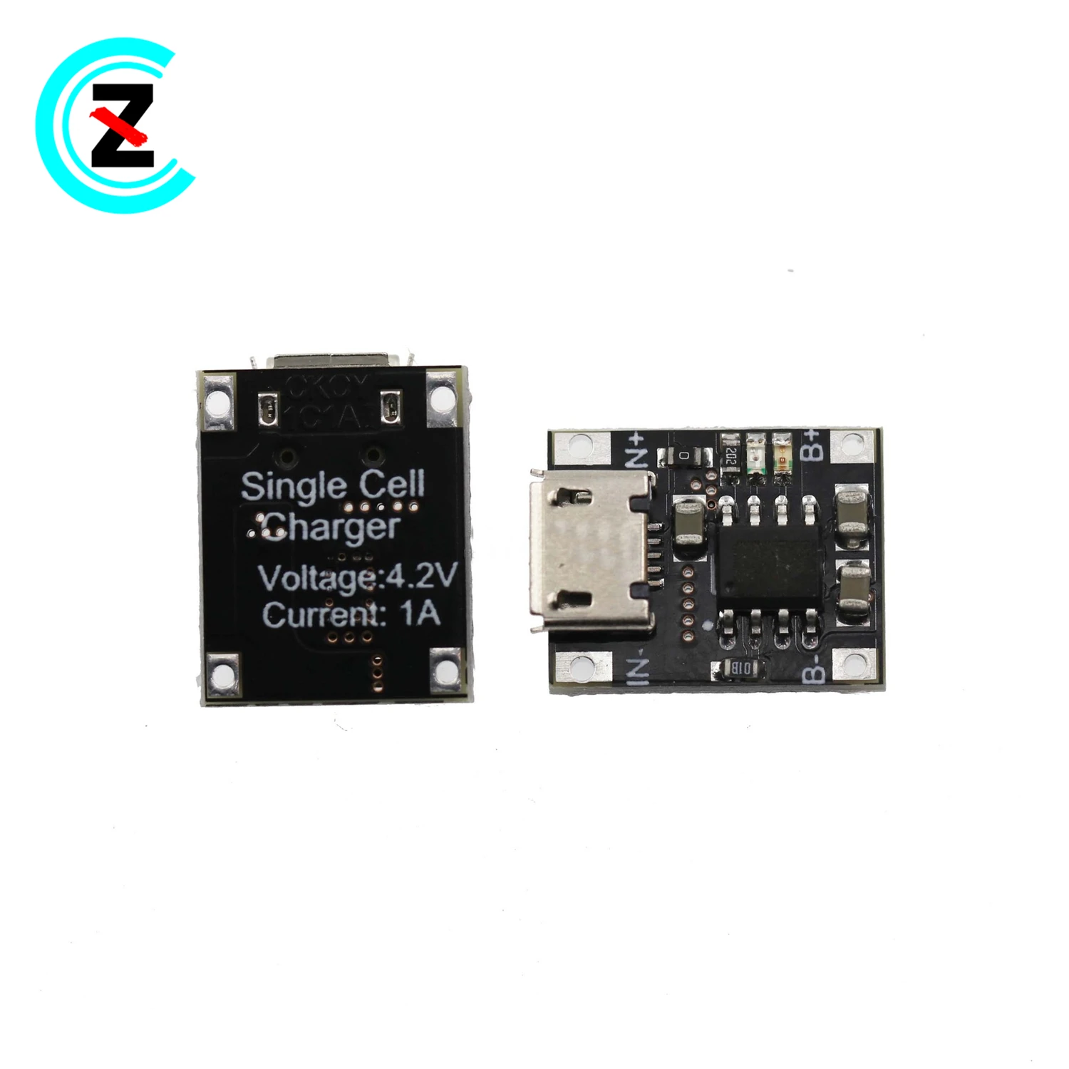 TC4056 Mini lithium battery 3.6V-3.7V 18650 charging board module 5V to 4.2V 1A