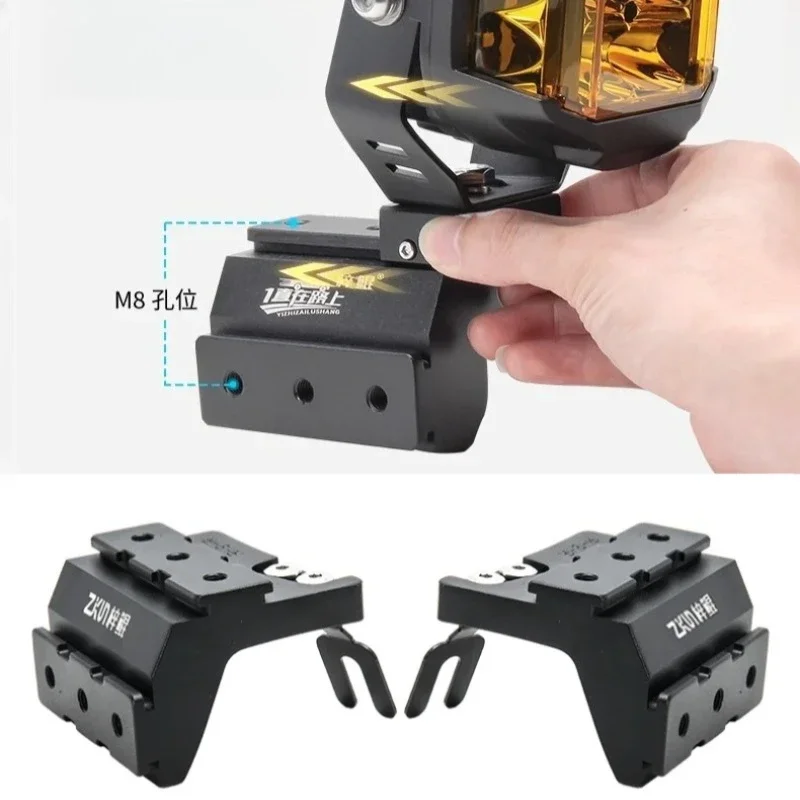 For Chery Tiggo 9 Jaecoo J8 2023-2025 A-pillar LED Spotlight Expansion Bracket Quick Release Modification Dual Lamp Fixed Stand