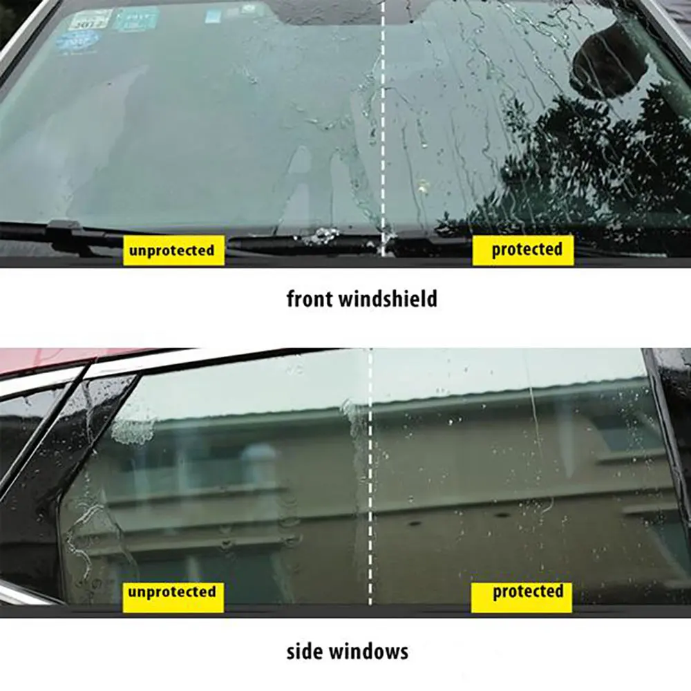 HGKJ S2 Glass Long Lasting Ceramic Windshield Nano Hydrophobic Protection Coating Anti-rain Water Repellent Spray Car Accessory