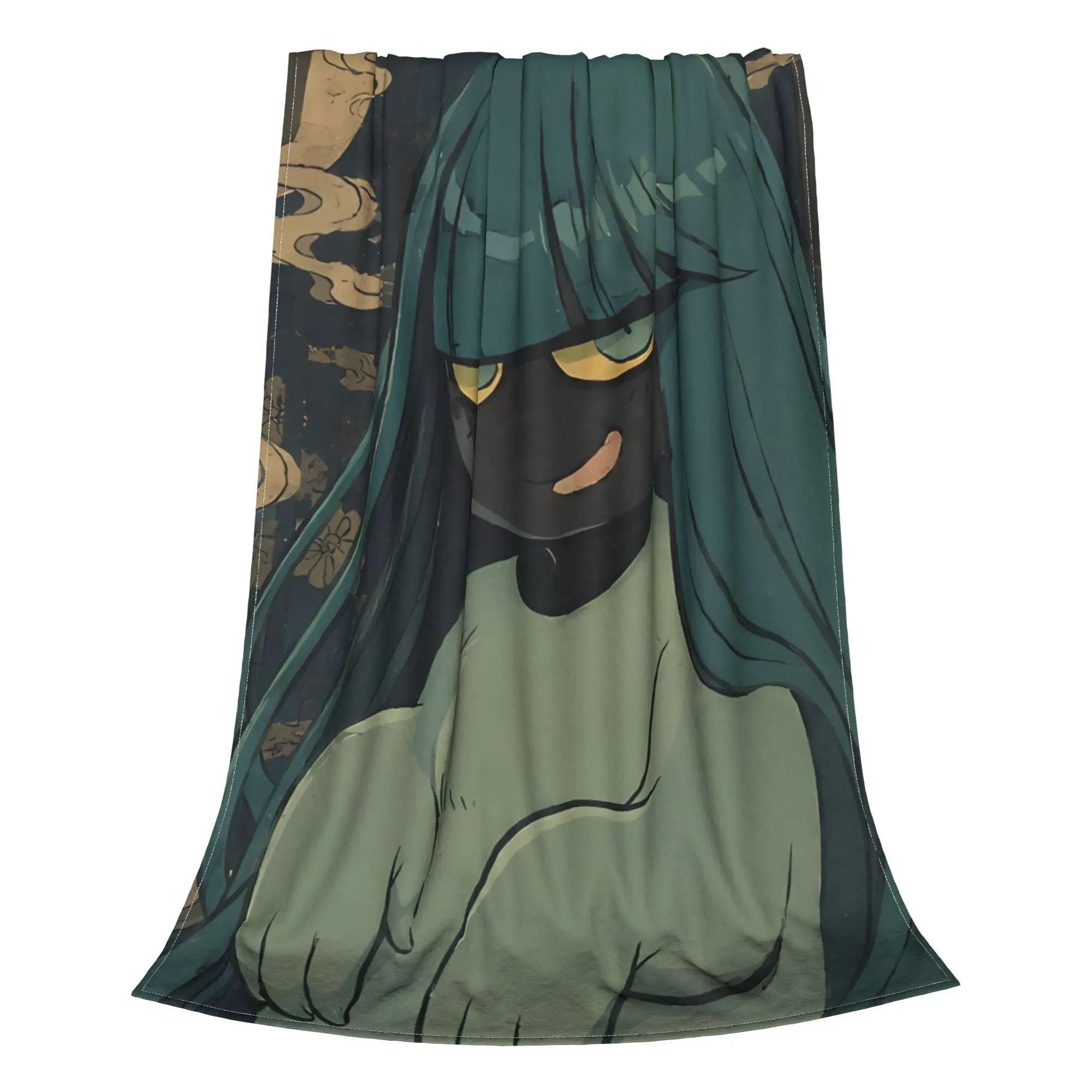 1PC Home Cute Room Decor Dark Haired Goddess Blanket Throw Blanket Hades Novelty Warm Blanket All Season