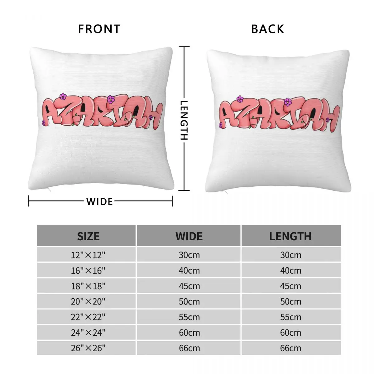 Azariah Pillowcase Polyester Linen Velvet Creative Zip Decor Home Cushion Cover Wholesale 18"