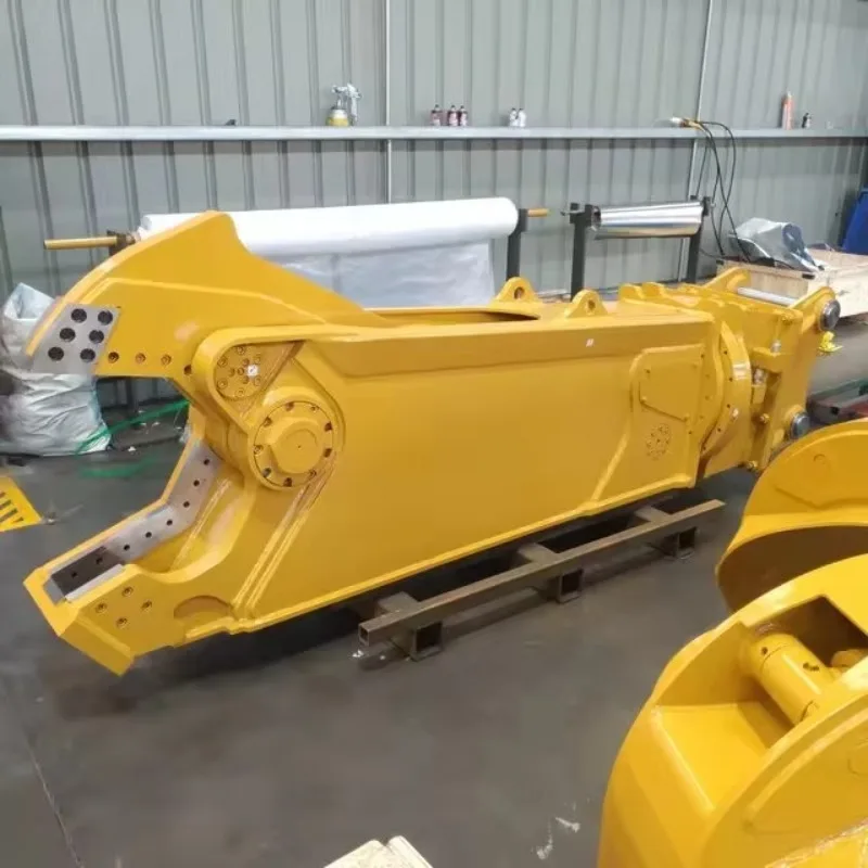 Hydraulic Pipe Cutting Shear Attachment Stable Steel Cutting Tool For Construction Machinery Equipment