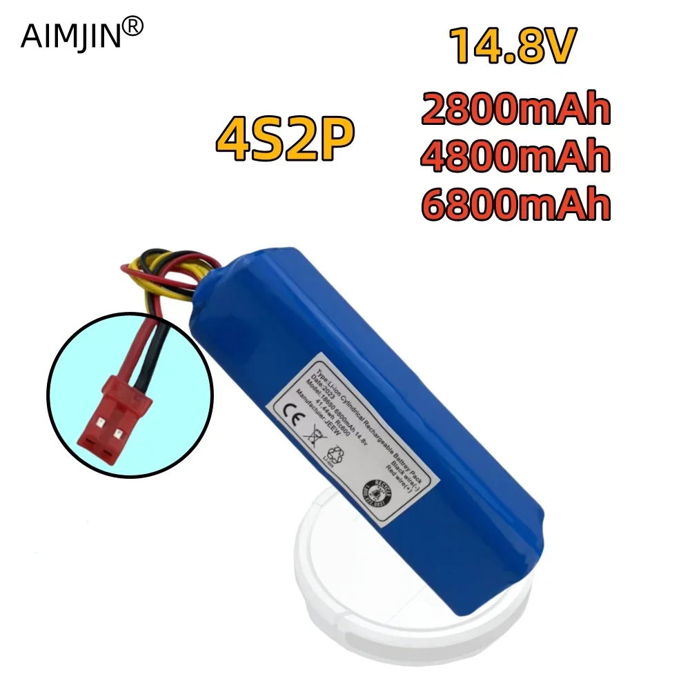 

14.8V 2800/4800/6800mAh for Xiaomi series robot vacuum cleaners, sweepers, rechargeable lithium battery pack